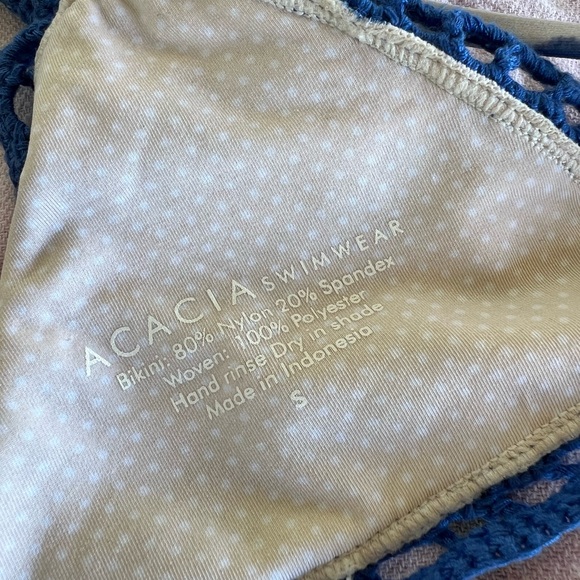 Acacia Swimwear Pacific Tides Andy Crotchet Bikini Top - Picture 3 of 5